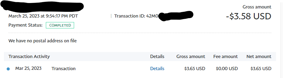 Payment Proof